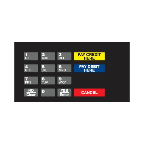 GIL ENC/ECL CRIND KEYPAD, WAWA - Graphic Overlays & Decals